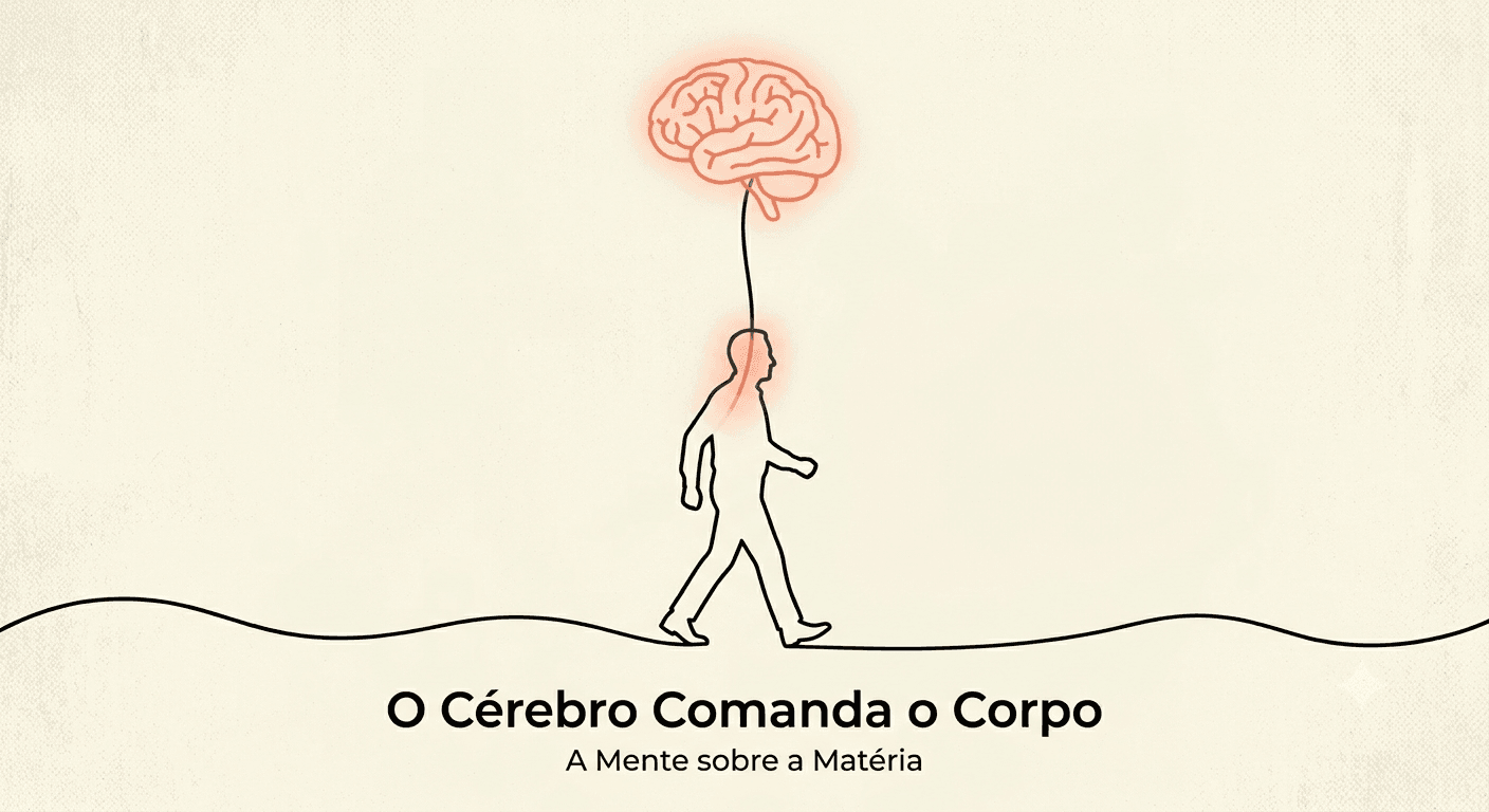 O cérebro comanda o corpo: a mente sobre a matéria