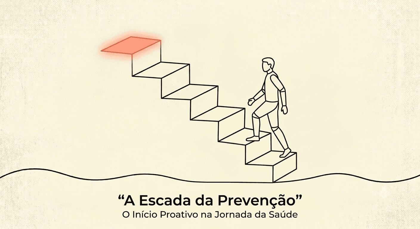 A escada da prevenção: o início proativo na jornada da saúde